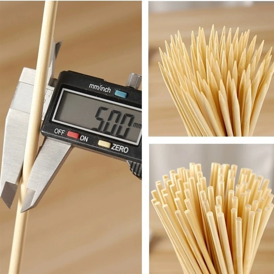 bamboo barbecue sticks details